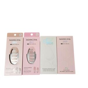 4 Dashing Diva Glaze & Gloss Gel Nail Strips Sets